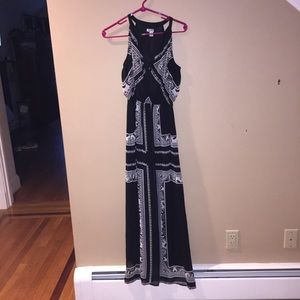 Black and White patterned old navy maxi dress